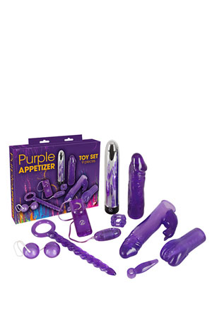 Toy Set Purple Appetizer 9 pezzi Viola