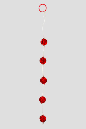 Palline Anali Love Beads 2cm Rosse