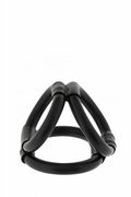 Annello Fallico Tri Ring Cock Cage Nero