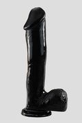 Dildo Maxi Basix Rubber Works 30cm Nero