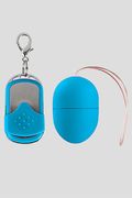 Ovulo Wireless 10 Modalità di Vibrazione Small Azzurro