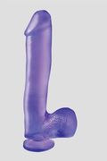 Fallo Realistico Basix Rubber Works Dong 25cm Viola